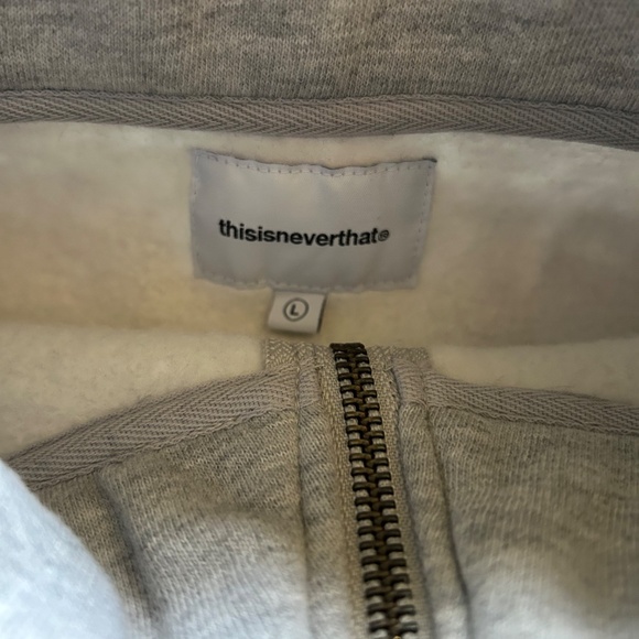 Thisisneverthat Gray Quarter Zip - Picture 3 of 4